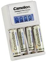 Camelion Plug-in snellader, 2 x AA + 2 AAA batterijen