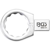 BGS TECHNIC Einsteck-Ringschlüssel | 21 mm | Aufnahme 9 x 12 mm - 
