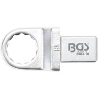 BGS TECHNIC Einsteck-Ringschlüssel | 18 mm | Aufnahme 14 x 18 - 