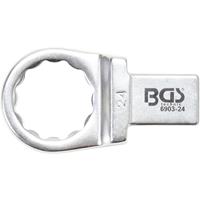 BGS TECHNIC Einsteck-Ringschlüssel | 24 mm | Aufnahme 14 x 18 - 