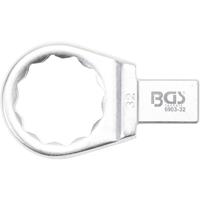 BGS TECHNIC Einsteck-Ringschlüssel | 32 mm | Aufnahme 14 x 18 - 