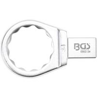 BGS TECHNIC Einsteck-Ringschlüssel | 34 mm | Aufnahme 14 x 18 - 
