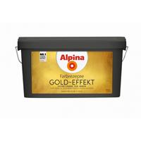 Alpina Innenfarbe Gold-Effekt 3 l Basis und 1 l Finish, samtig-schimmernd