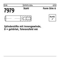 Diverse Zylinderstift DIN 7979 m.Innengewinde D 16 x 80 Stahl gehärtet Toleranz m6 DIN 7979