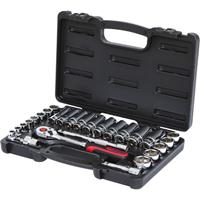 KSTOOLS KS TOOLS 3/8' CHROMEplus Steckschlüssel-Satz, 27-tlg