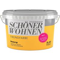 SCHONERWOHNEN 2,5L Schöner Wohnen Trend Wandfarbe matt Honey