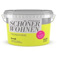 SCHONERWOHNEN 2,5L Schöner Wohnen Trend Wandfarbe matt Fresh
