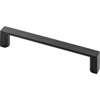 HETTICH Möbelgriff 1 Stück, Lochabstand 128 mm, Zinkdruckguss schwarz