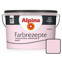 Alpina Farbrezepte Mandelblüte matt 2,5 Liter 2,5 l, dezentes rosé, matt