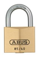 ABUS Hangslot, 85/25 lock-tag, VE = 6 stuks, messing