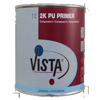 Vista 2k pu primer inclusief harder lichte kleur 1 liter