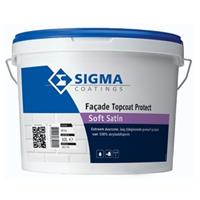 Sigma facade topcoat protect soft satin donkere kleur 5 ltr
