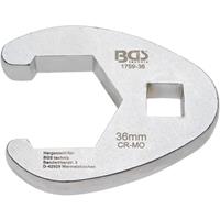 BGS TECHNIC Hahnenfußschlüssel | Antrieb Innenvierkant 12,5 mm (1/2') | SW 36 mm