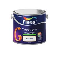 Flexa creations muurverf extra mat donkere kleur 2.5 ltr