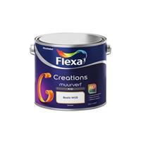 Flexa creations muurverf krijt donkere kleur 2.5 ltr