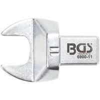 BGS TECHNIC Einsteck-Maulschlüssel | 11 mm | Aufnahme 9 x 12 mm