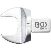 BGS TECHNIC Einsteck-Maulschlüssel | 14 mm | Aufnahme 9 x 12 mm