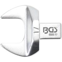 BGS TECHNIC Einsteck-Maulschlüssel | 17 mm | Aufnahme 9 x 12 mm