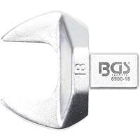 BGS TECHNIC Einsteck-Maulschlüssel | 18 mm | Aufnahme 9 x 12 mm