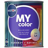 Histor my color muurverf zijdemat lichte kleur 1 ltr