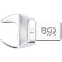 BGS TECHNIC Einsteck-Maulschlüssel | 15 mm | Aufnahme 14 x 18