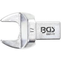 BGS TECHNIC Einsteck-Maulschlüssel | 17 mm | Aufnahme 14 x 18