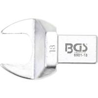 BGS TECHNIC Einsteck-Maulschlüssel | 18 mm | Aufnahme 14 x 18