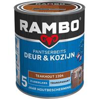Rambo pantserbeits deur en kozijn zijdeglans transparant 1202 licht eiken 750 ml