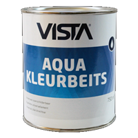 Vista aqua kleurbeits wit 750 ml