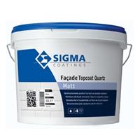 Sigma facade topcoat quartz matt wit 10 ltr