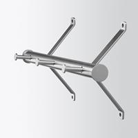 Spinder Design | Kapstok Bebop 3-haaks nikkel