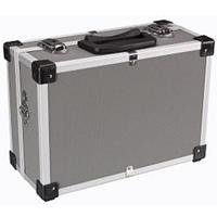 Perel gereedschapskoffer 11 liter aluminium grijs/zilver