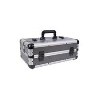 Perel gereedschapskoffer 45,5 x 26,5 cm aluminium grijs/zilver