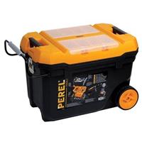 Perel gereedschapskoffer 67 x 42 x 40 cm zwart/oranje