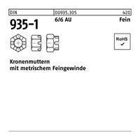 Diverse Kronenmutter DIN 935-1 M 18 x 1,5 6 - 