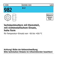 Diverse Sechskantmutter DIN 982 m.Klemmteil M 6 A 2 - 