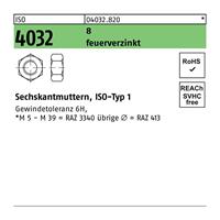 BUFAB Sechskantmutter ISO 4032 M 27 8 feuerverzinkt - 