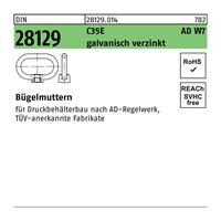 Diverse Bügelmutter DIN 28129 M 24 C35E ADW7 galvanisch verzinkt - 