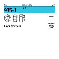 Diverse Kronenmutter DIN 935-1 M 24 A 2