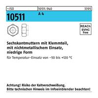 Diverse Sechskantmutter ISO 10511 m.Klemmteil M 24 A 4 - 