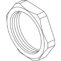 Kleinhuis 3420M32 - Locknut for cable screw gland M32 3420M32