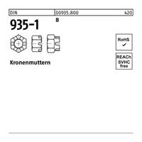 Diverse Kronenmutter DIN 935-1 M 12 SW 19 8