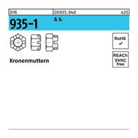 Diverse Kronenmutter DIN 935-1 M 16 A 4