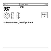 Diverse Kronenmutter DIN 937 niedrige Form M 27 17 H