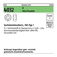 BUFAB Sechskantmutter ISO 4032 M 10 8 zinklamellenbes. Gleitm. flZnnc 480h-L - 