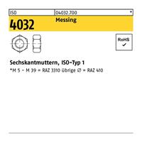 BUFAB Sechskantmutter ISO 4032 M 5 Messing - 