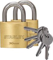 Stanley 81102 371 402 Vorhängeschloss 30mm gleichschließend Schlüsselschloss