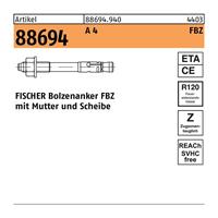 Fischer fischer Bolzenanker FBZ 16/25 A4 Plug 25 mm 16 mm 543414 20 stuk(s)