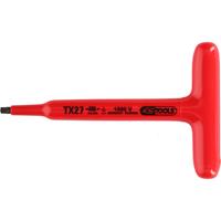 KSTOOLS KS TOOLS T-Griff-Torx-Stiftschlüssel mit Schutzisolierung, T10, 120 mm