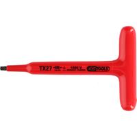 KSTOOLS KS TOOLS T-Griff-Torx-Stiftschlüssel mit Schutzisolierung, T25, 160 mm